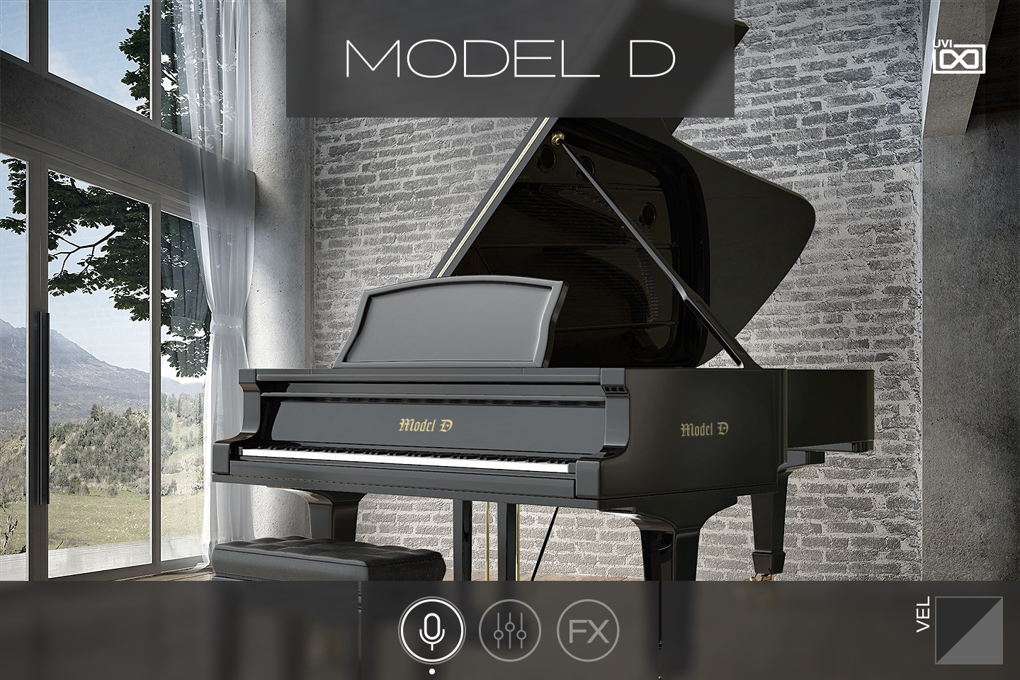 UVI Model D piano
